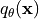 q_{\theta}(\mathbf{x})