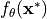 f_{\theta}(\mathbf{x}^{*})