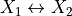 X_1\leftrightarrow X_2